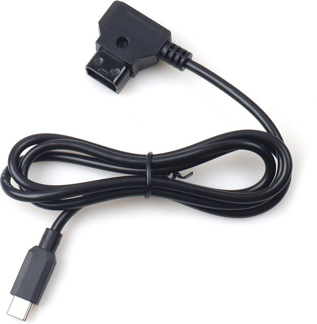 LANO D-Tap auf USB-C Stromkabel in Schwarz, 20AWG, Länge: 61 cm - Bild 1
