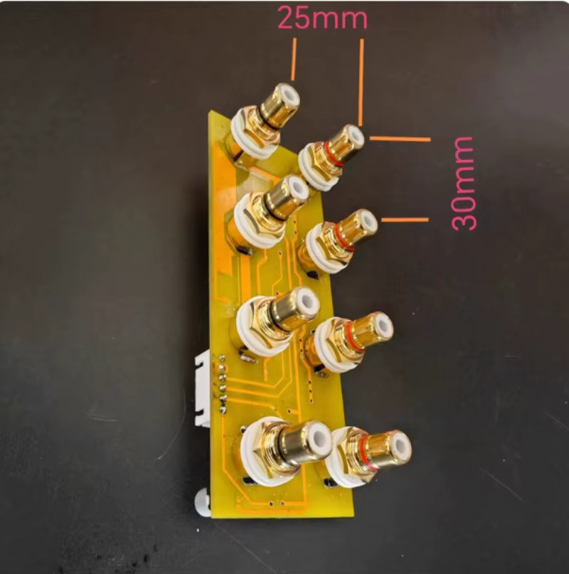 ALPS Audio-Umschaltplatine mit Fernbedienungs-Lautstärkepotentiometer und vier Eingängen, Signalauswahlplatine, Multicolor - Bild 2