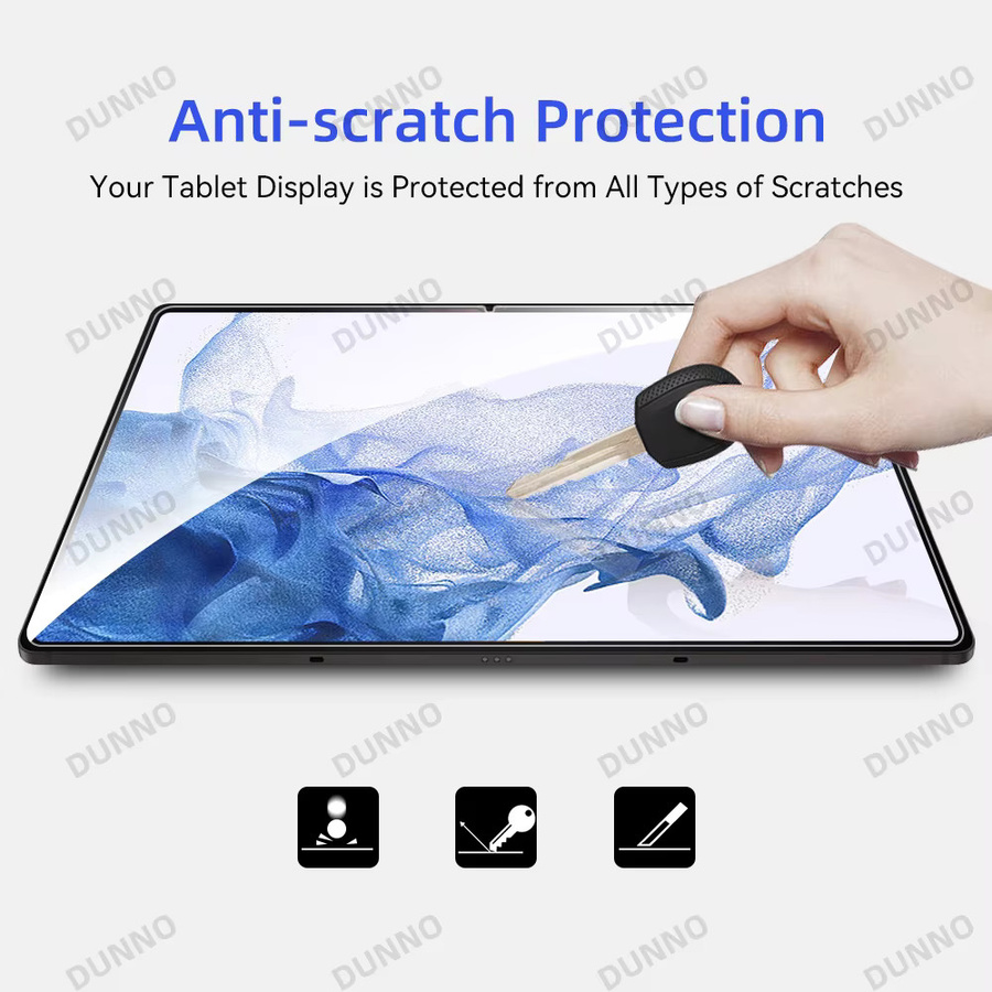 2er-Pack Gehärtetes Glas Display Schutzfolie für Samsung Galaxy Tab S6 Lite, S9, S8, S7, S5e, S4, A8, A7, A7 Lite in Transparent - Bild 2