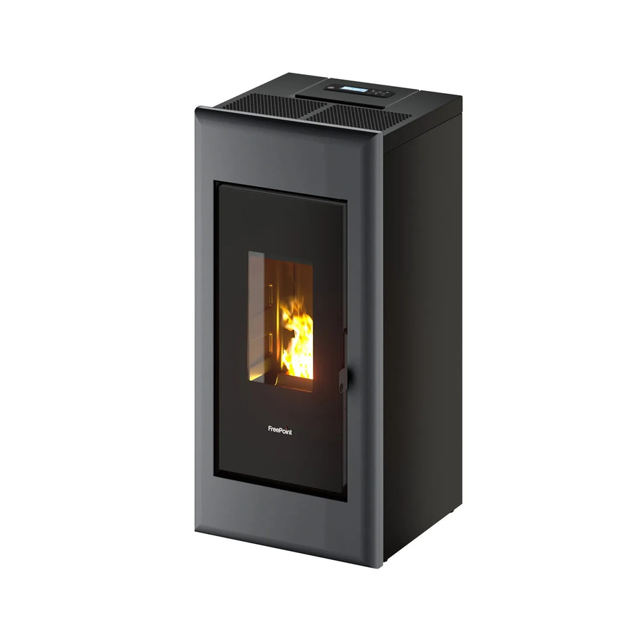 FreePoint Pelletofen One Airtight in Titangrau mit 7 kW Leistung und WiFi-Funktion - Bild 2