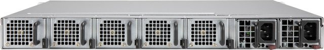 Supermicro SC515 M-R804 Rackmount PC Case in Schwarz und Silber, 1U mit 800 Watt - Bild 1
