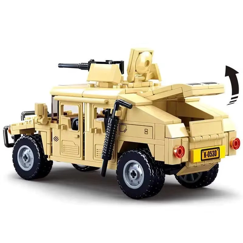 Sluban Militär-SWAT H2 Angriffsfahrzeug, Baukasten, 265 Teile - Bild 4