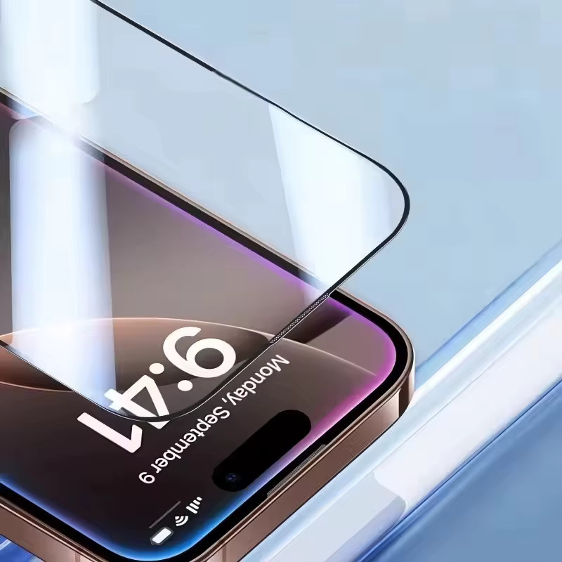 HD Panzerglas Displayschutz transparent für Apple iPhone 18 Pro Max 17 16 15 14 13 12 11 7 8 SE XR XS mit einfacher Installation und staubdichter Anwendung - Bild 1