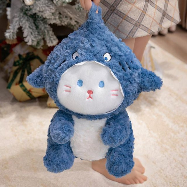 Mu Cheng Kawaii Hai Katze Plüschtier, Bunt, 47cm, ab 14 Jahren - Bild 1