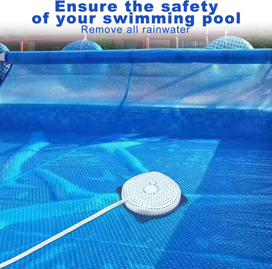 Nicht-elektrisches Siphonpumpen-Set zur Entwässerung von Poolabdeckungen mit robustem Ablaufschlauch für die Winter-Poolwartung - Bild 3