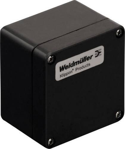 Weidmüller KLIPPON POK 080806 EX Universal-Gehäuse aus Polyester in Schwarz, B: 8,0 cm, T: 7,5 cm, H: 5,5 cm - Bild 1
