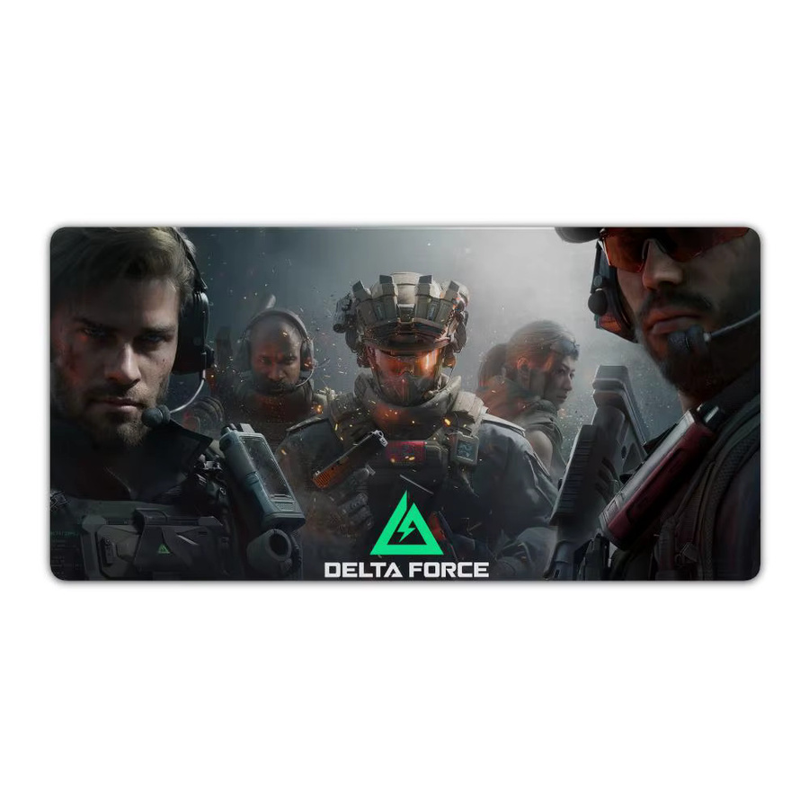 D-Delta Gaming Force Pad Mauspad XXL in Schwarz und Multicolour für Gamer - Bild 5