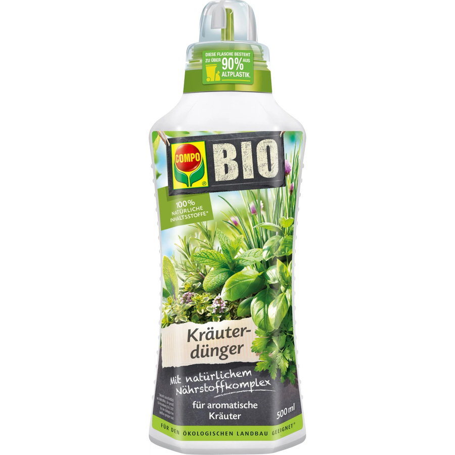 Compo Bio Kräuterdünger flüssig für Gewürzpflanzen und Kräuter 500 ml - Bild 2