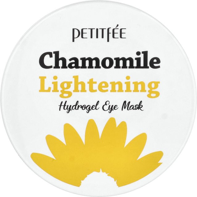 Petitfee Kamille Aufhellende Hydrogel Augenmasken, Vitamin C, 30 Paar - Bild 1