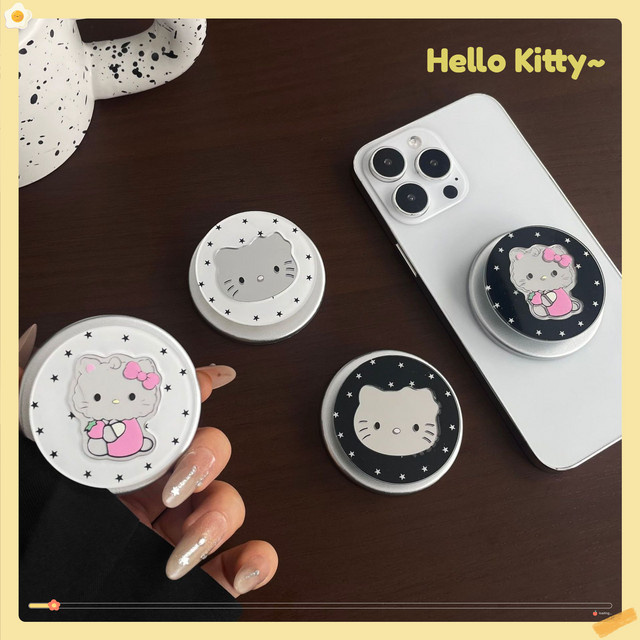 Sanrio Hello Kitty magnetische Telefonhalterung für Samsung S26 Ultra, 360 Grad drehbarer und faltbarer Ständer für Android Smartphones - Bild 1