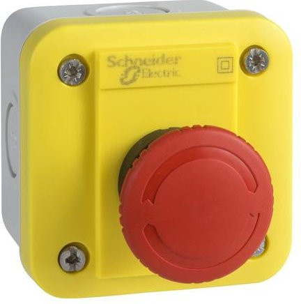 Schneider Electric XALEK1702 NOT-HALT/AUS-Taste in Gelb - Bild 1