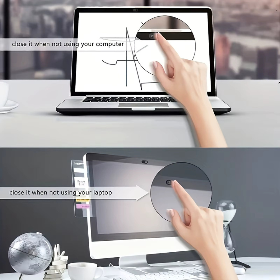 Webcam-Abdeckungsschieber Set in Multicolour für Laptop, MacBook, PC und Smartphone zum Schutz deiner Privatsphäre - Bild 2