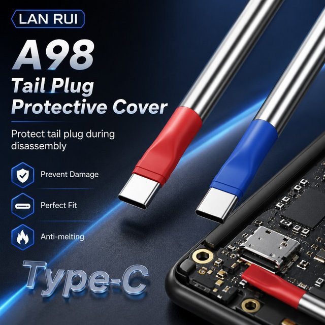 Lanrui A98 Schutzkappe für USB-C-Anschluss, hitzebeständige Schutzhülle - Bild 1
