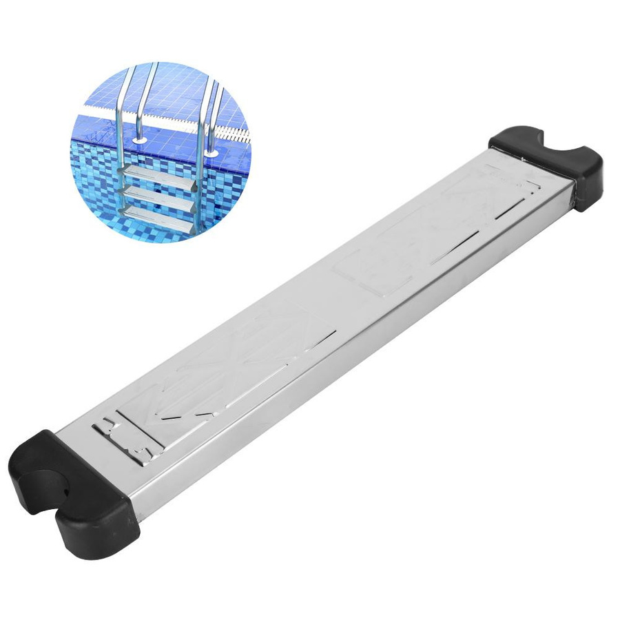 Meterk Schwimmbadleiterstufe aus 304 Edelstahl in Silber für unterirdische Leitern - Bild 2