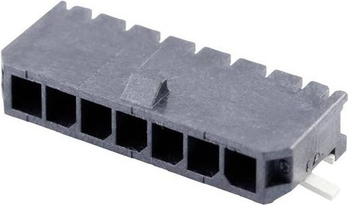 Molex Einbau-Stiftleiste Standard Schwarz 7-polig mit 3,00 mm Rastermaß - Bild 1