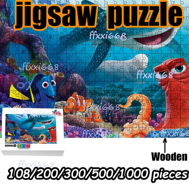 Funko Disney Finding Nemo Holzpuzzle, 108 Teile - Bild 1