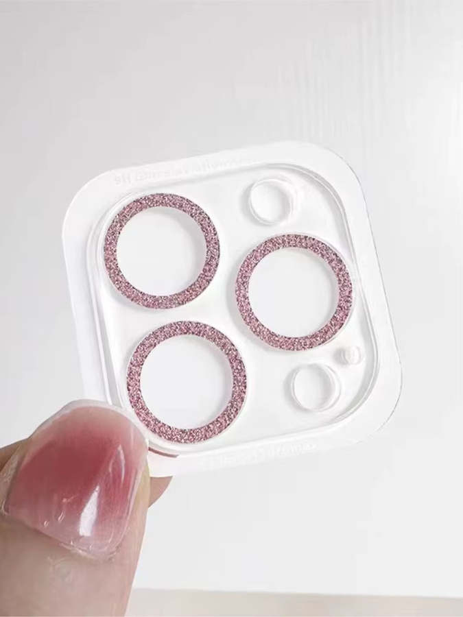 2 Stück Glitzer-Diamant Kameraobjektivschutz für Apple iPhone 16 15 14 13 12 Pro Max in Multicolour - Bild 3