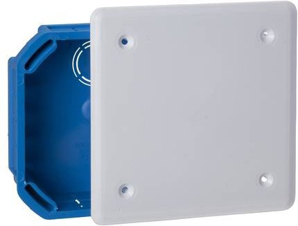 Schneider Electric ENN04508 Abzweigdose aus Kunststoff, 10 Stück, Weiß und Blau - Bild 1