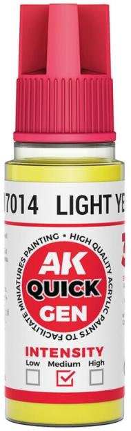 AK Interactive Light Yellow, 18 ml - Bild 1