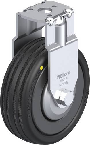 Blickle Bockrolle BRA-VPA 75K-EL-FA in Schwarz-Grau mit 75 mm Rad-Durchmesser und 45 kg Tragfähigkeit - Bild 1