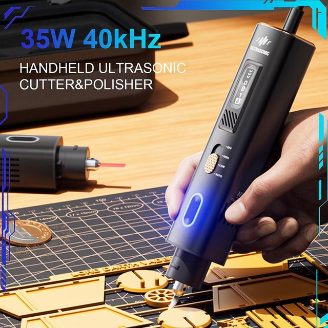Galacok Ultraschall Cutter und Polierer in Schwarz für DIY-Handwerk und Gravur - Bild 1