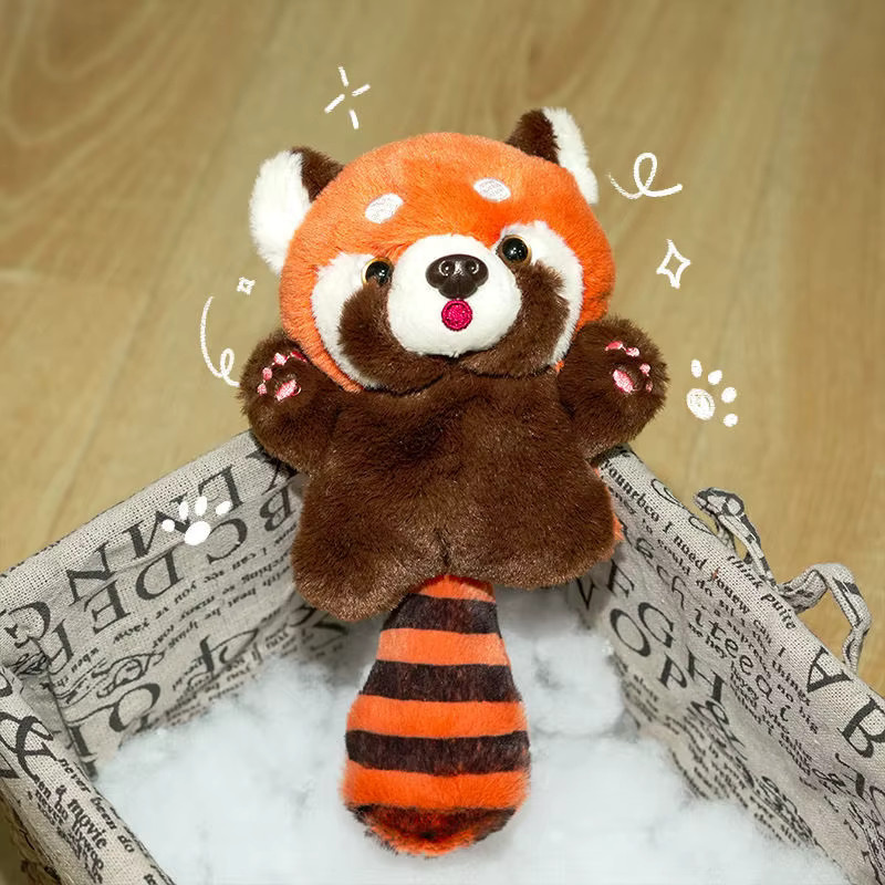Yupsk Roter Panda Plüschtier Anhänger, Waschbär Puppe, Rot - Bild 2