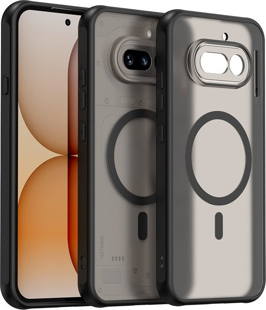 Techsuit HaloFrost II MagSafe Hülle für Nothing Phone (4a), Schwarz - Bild 1