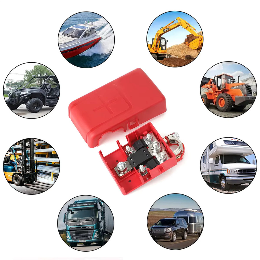 Auto Quick Release Batterie-Terminal-Anschluss 32V 400A in Rot für Wohnwagen, Camper, Boot und Lkw - Bild 6