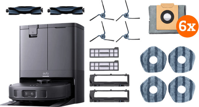 eufy X10 Pro Omni Saugroboter in Schwarz mit App-Steuerung - Bild 1