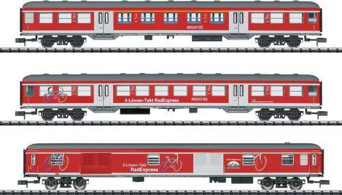 MiniTrix 3er-Set Personenwagen für den DB Regionalexpress - Bild 1