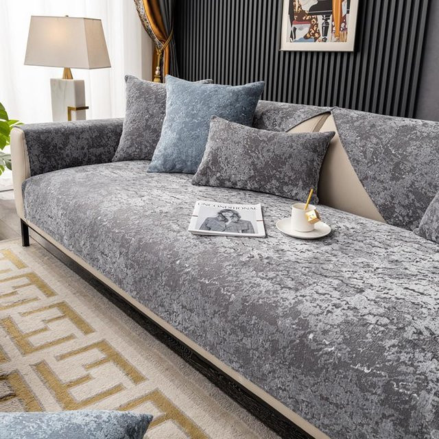 Minimalistischer Sofabezug aus Polyester in Grau, rechteckiges Kissen für dein Sofa, B/H: 30 x 50 cm - Bild 1