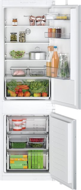 Bosch KIN86NSE0 Einbau-Kühl-Gefrier-Kombination mit No Frost, Weiß, H x B x T: 184 x 60 x 57 cm - Bild 1