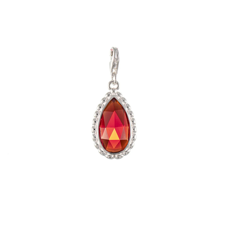 Wechselstein für Collier Signature, 925 Silber, rot, Unisex - Bild 1