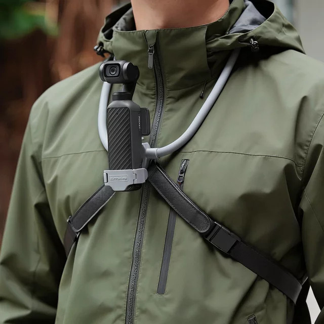 Sunnylife verstellbare Nackenhalterung für DJI Osmo Pocket 4/3 für First-Person-Perspektiv-Aufnahmen und Outdoor-Aktivitäten - Bild 1