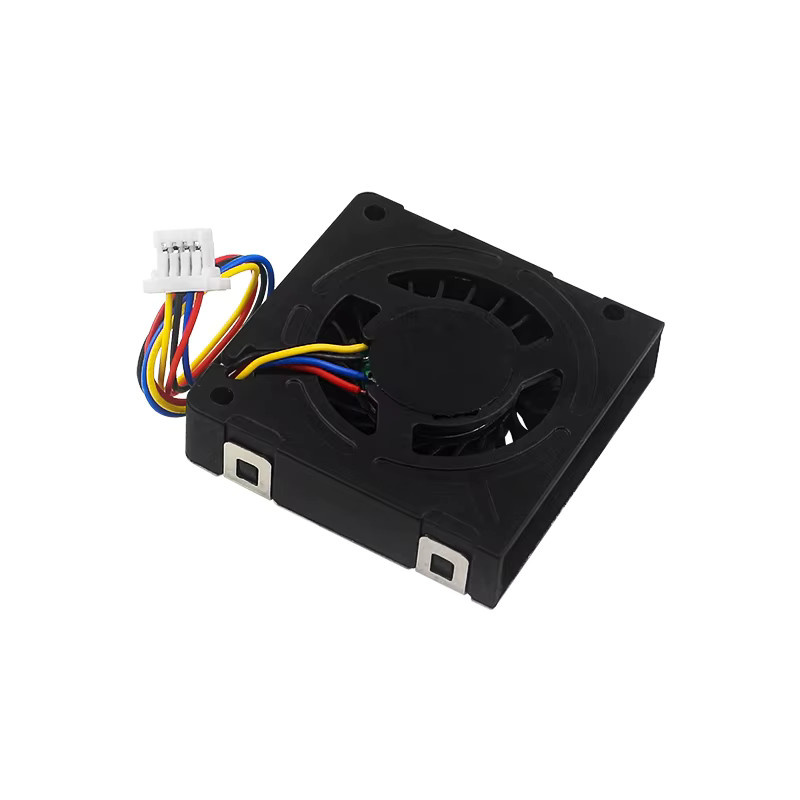 SHCHV Luftgebläse-Ersatzmodul Himbeer-Pi 5-PWM-Lüfter für Himbeer-Pi-Aktivkühler, Schwarz, B/T/H: 3,0 x 3,0 x 0,7 cm - Bild 2