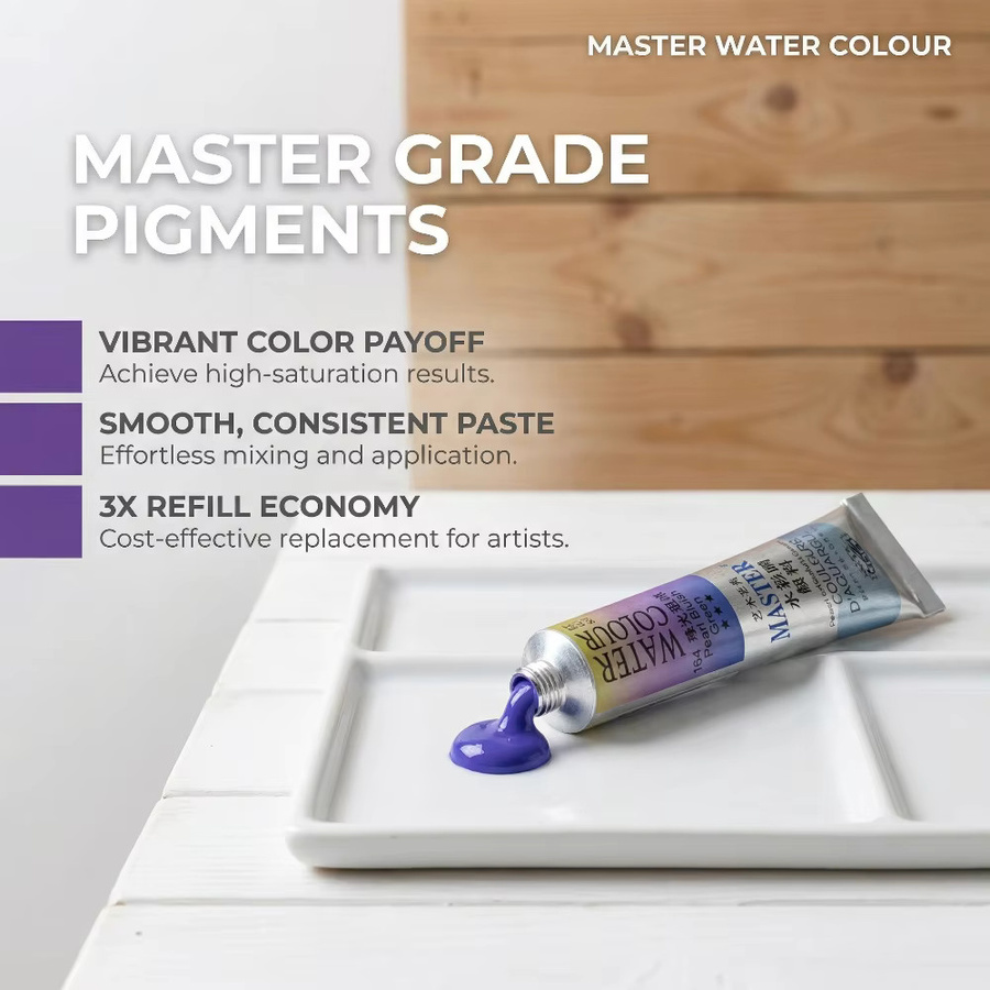 Maries Artist Perlglanz-Aquarellfarben-Set für Studenten und Erwachsene - Bild 2