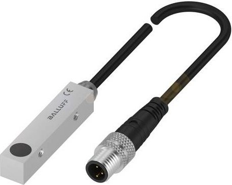 Balluff Induktiver Näherungsschalter BES 516-300-S166-S49-00,2 BES03J9 bündig PNP Schließer in Silber, B/T/H: 40 x 8 x 8 mm - Bild 1