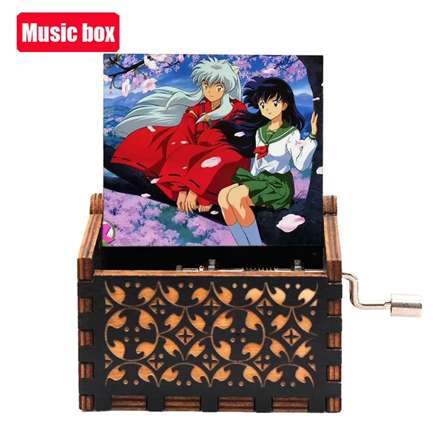 Bandai Anime-Spieluhren, Figuren, Holz, antik - Bild 2