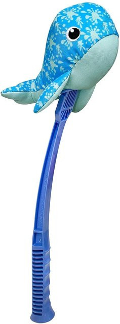 Hunter Flingerz Splash Wal, Wurf-Hundespielzeug, 59 cm, Blau - Bild 1