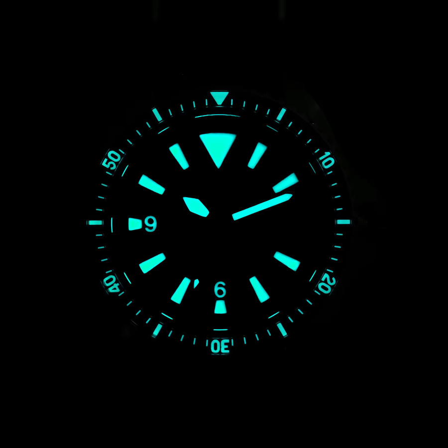 Watchdives Armbanduhr, Edelstahl, Quarz, 39 mm, Herren, Schwarz - Bild 4