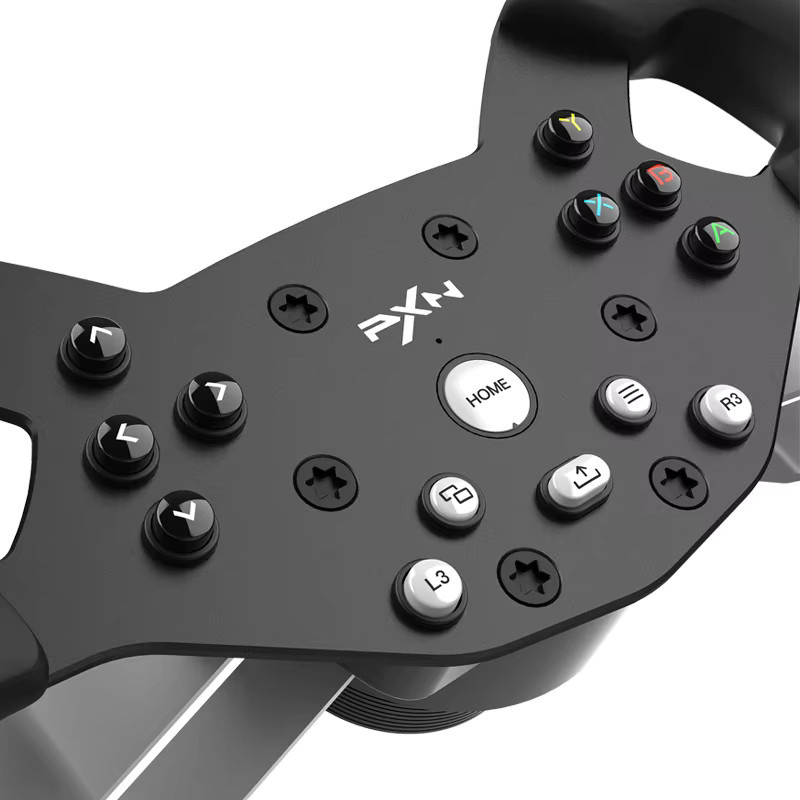 PXN WV10-F Austauschbares Formel-Lenkrad in Schwarz kompatibel mit PXN V10 PRO und V10 Ultra Rennlenkrad - Bild 3