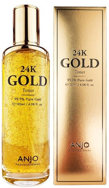 ANJO 24K Gold Toner Emulsion, 120 ml, mit Kollagen - Bild 1