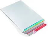 ColomPac Versandtasche Rigid aus Vollpappe, weiß, selbstklebend, B: 31,0 cm, H: 44,5 cm, 20 Stück - Bild 1