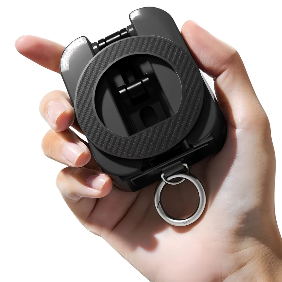 BESY Magnetischer Handyhalter Tragbarer Faltbarer Desktop-Ständer in Schwarz für iPhone und Samsung sowie HUAWEI - Bild 7