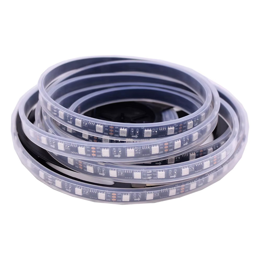 Taslauk WS2811 Magic Color RGBIC LED-Streifen SMD5050, adressierbar mit 12V, Multicolor - Bild 4