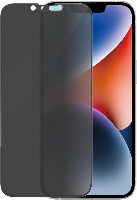Privacy Displayschutz für Apple iPhone 14, iPhone 13 und iPhone 13 Pro in Schwarz mit EasyAligner (Ultra-Wide Fit) - Bild 1