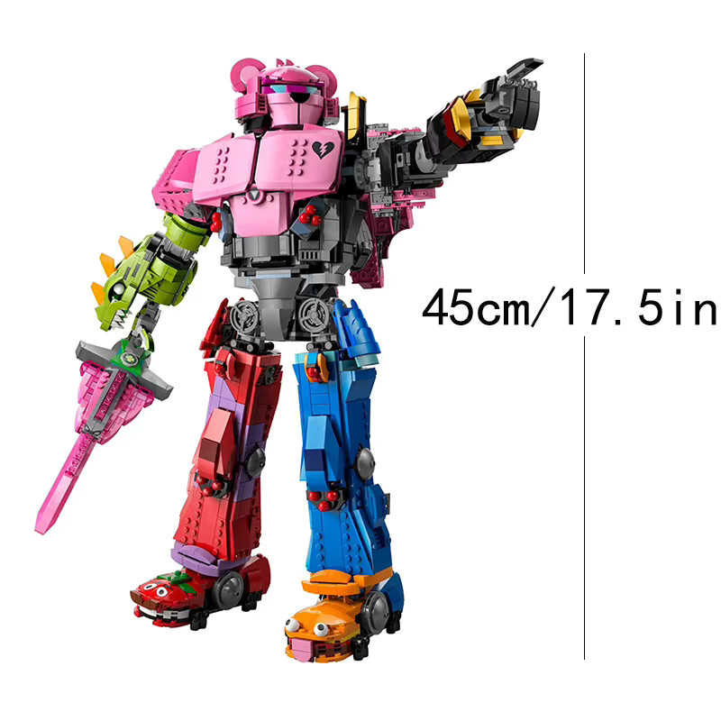 WSUEL Mecha Team Leader Spielzeugroboter-Modell, 2503 Teile, ab 14 Jahren - Bild 2