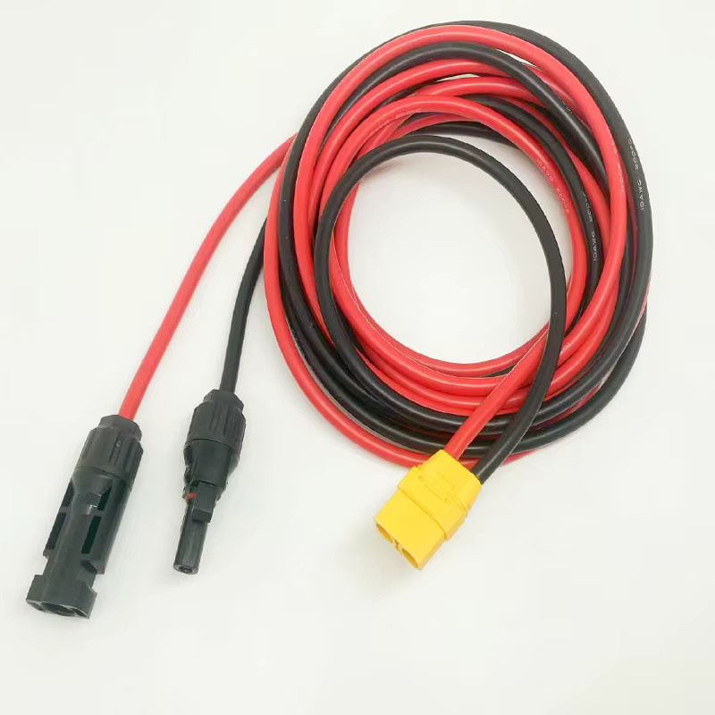 bytebattle XT90 Buchse und Stecker auf Solar-Steckverbinder Verlängerungskabel mit 10 AWG Silikonummanteltem Draht für Tragbare Solaranlagen - Bild 6