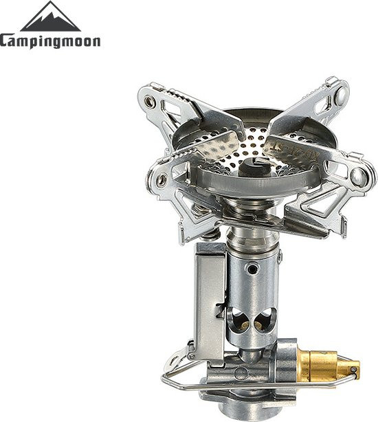 CAMPINGMOON XD-2F Xuanfeng Raketenbrenner Camping-Gaskocher in Silber - Bild 1