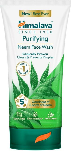 Himalaya Purifying Neem Gesichtswaschgel, 150 ml, für unreine Haut - Bild 1